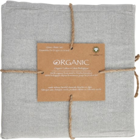 Other - Organic 100% Cotton Sheet Set - Queen
Silver